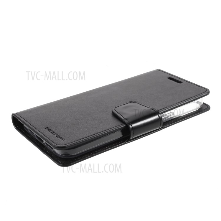 MERCURY GOOSPERY Sonata Diary Leather Wallet Stand Casing for iPhone 12 Pro / iPhone 12 - Black-4