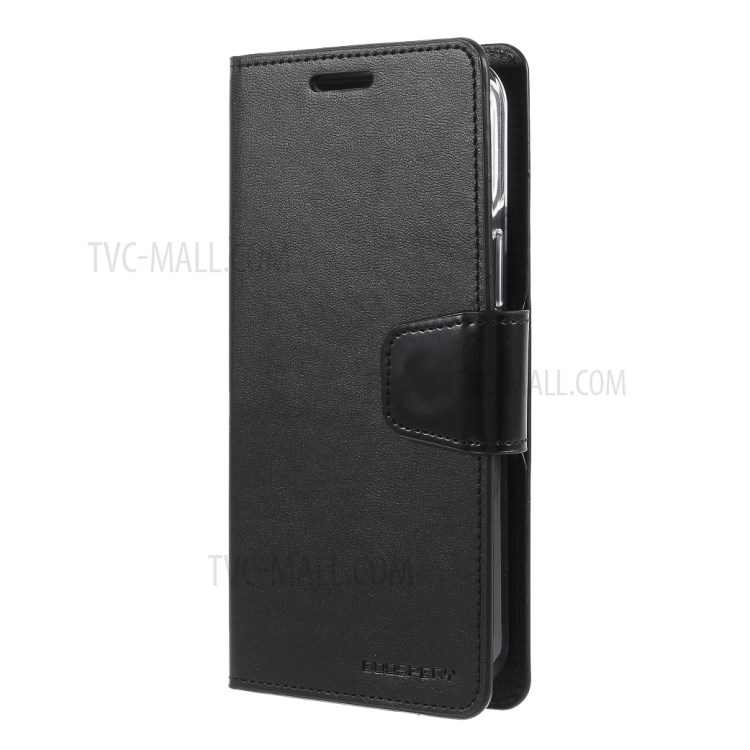 MERCURY GOOSPERY Sonata Diary Leather Wallet Stand Casing for iPhone 12 Mini - Black-2