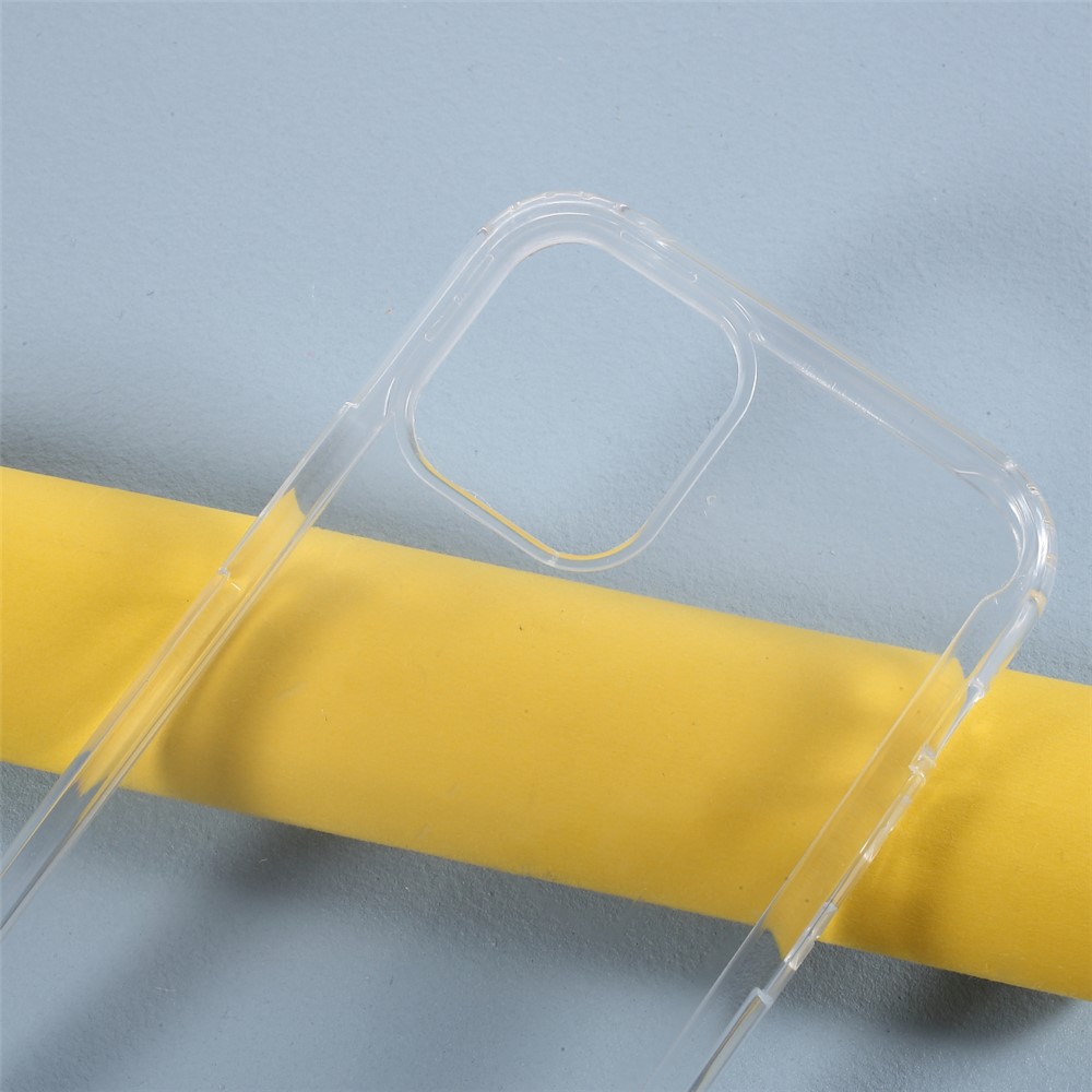 Clear Acrylic + TPU Hybrid Case Protective Phone Shell for iPhone 12 / 12 Pro-3