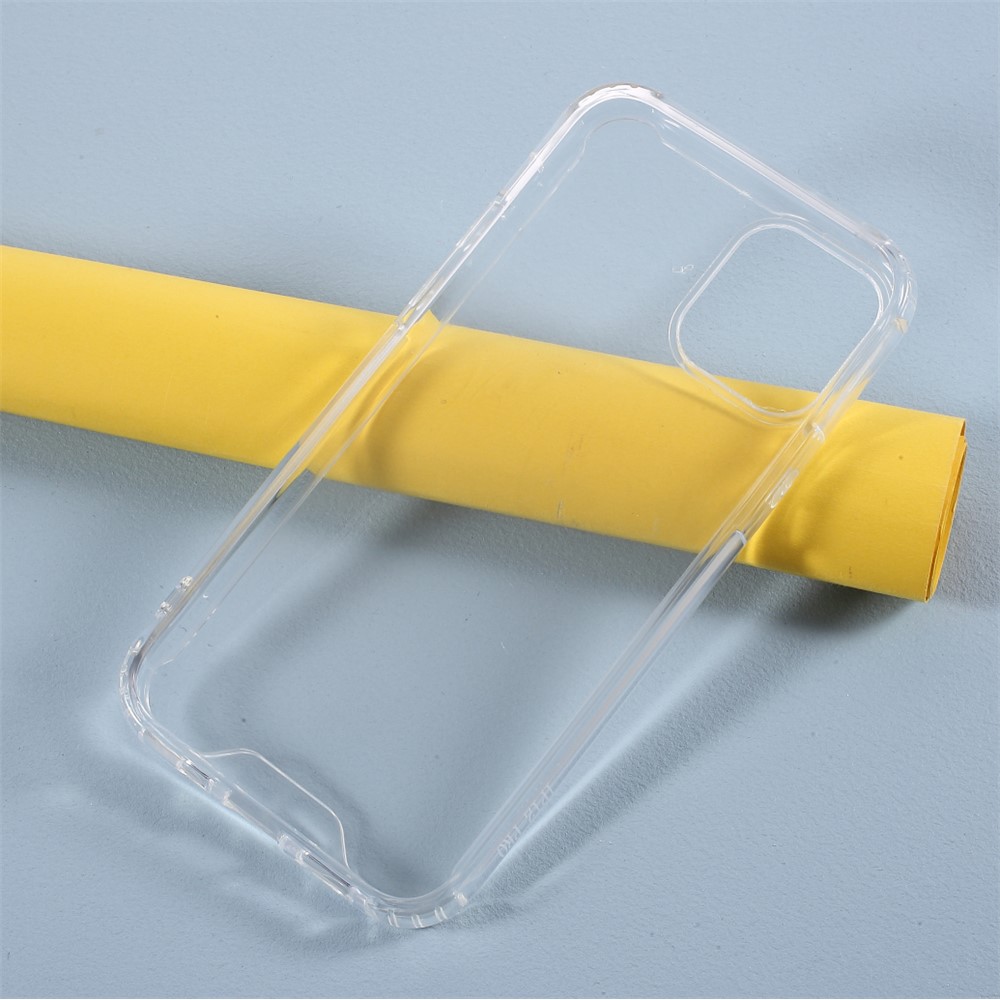 Clear Acrylic + TPU Hybrid Case Protective Phone Shell for iPhone 12 / 12 Pro-5
