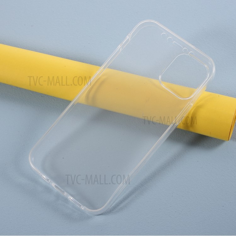 Crystal Clear Detachable 2-in-1 Full Coverage TPU Phone Cover for iPhone 12 / 12 Pro-5