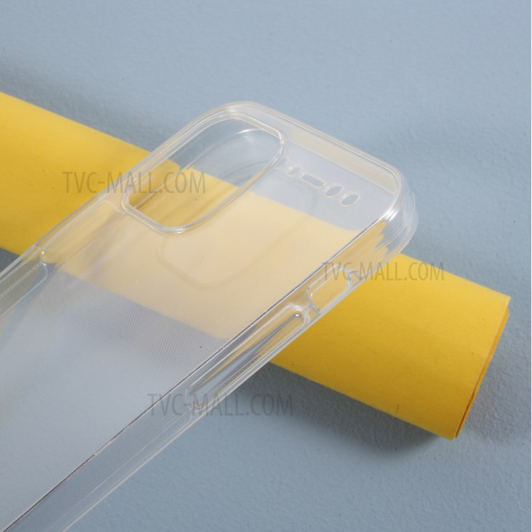 Crystal Clear Detachable 2-in-1 Full Coverage TPU Phone Cover for iPhone 12 / 12 Pro-7