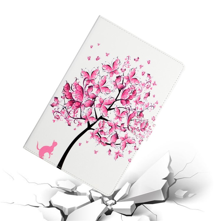 Pattern Printing Wallet Stand Leather Tablet Case for iPad Air 10.5 inch (2019)/iPad 10.2 (2019) - Butterfly Tree-6