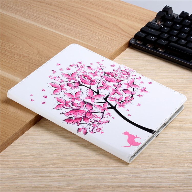Pattern Printing Wallet Stand Leather Tablet Case for iPad Air 10.5 inch (2019)/iPad 10.2 (2019) - Butterfly Tree-7