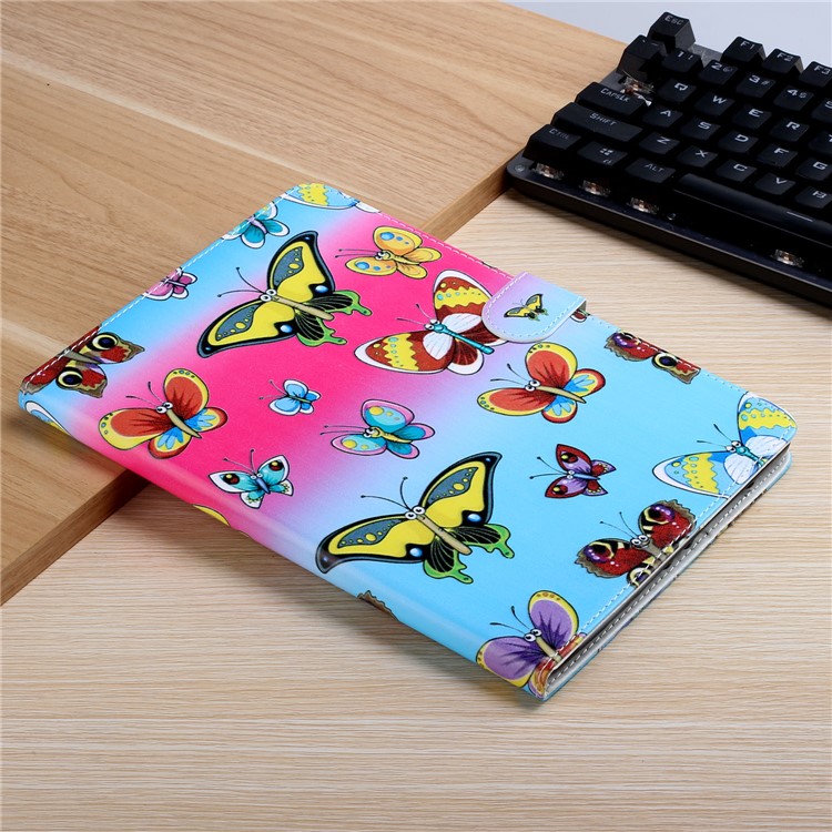 Pattern Printing Wallet Stand Leather Tablet Case for iPad Air 10.5 inch (2019)/iPad 10.2 (2019) - Butterflies-7