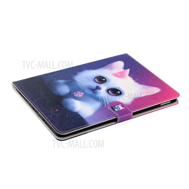 Impressão Padrão De Capa De Couro Estande Carteira Tablet Para Apple IPad Pro 11 Polegadas (2020) - Gato-4