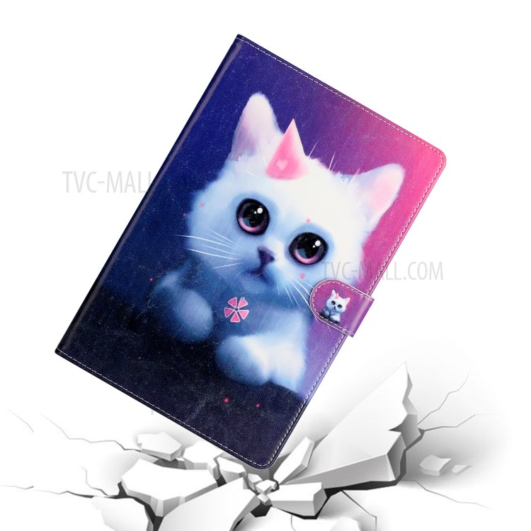 Impressão Padrão De Capa De Couro Estande Carteira Tablet Para Apple IPad Pro 11 Polegadas (2020) - Gato-6