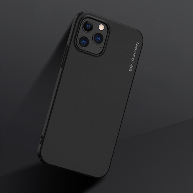 X-LEVEL Knight Series Frosted Hard PC Phone Shell for iPhone 12 Pro Max - Black-1