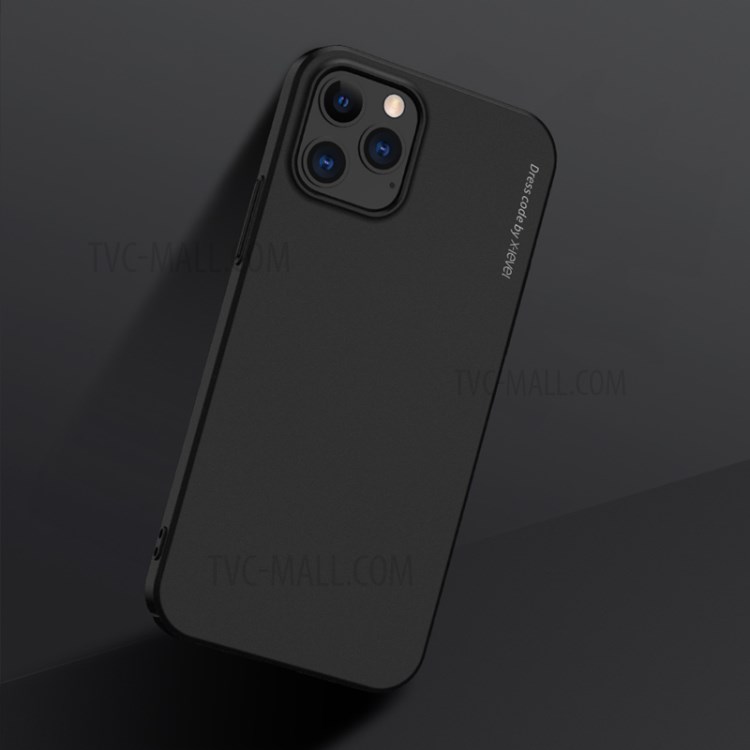 X-LEVEL Knight Series Light Matte Hard PC Case for iPhone 12 mini - Black-1