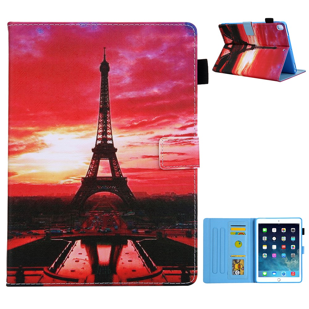 Patterned Leather Stand Smart Case for iPad Air 10.5 inch (2019)/iPad Pro 10.5-inch (2017)/iPad 10.2 (2021)/(2020)/(2019) - Tower