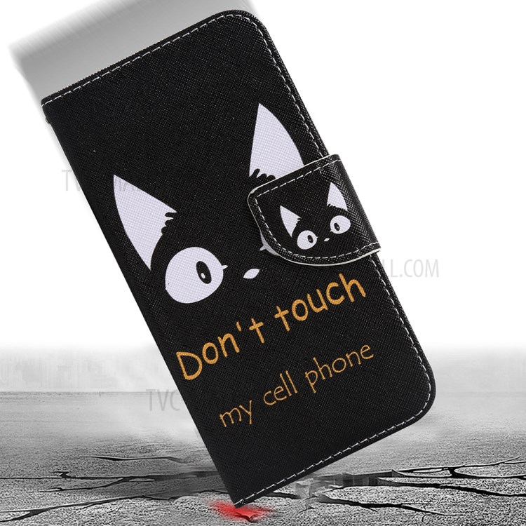 Patterned Wallet Stand Leather Case for iPhone 12 mini Shell - Cartoon Owl-11
