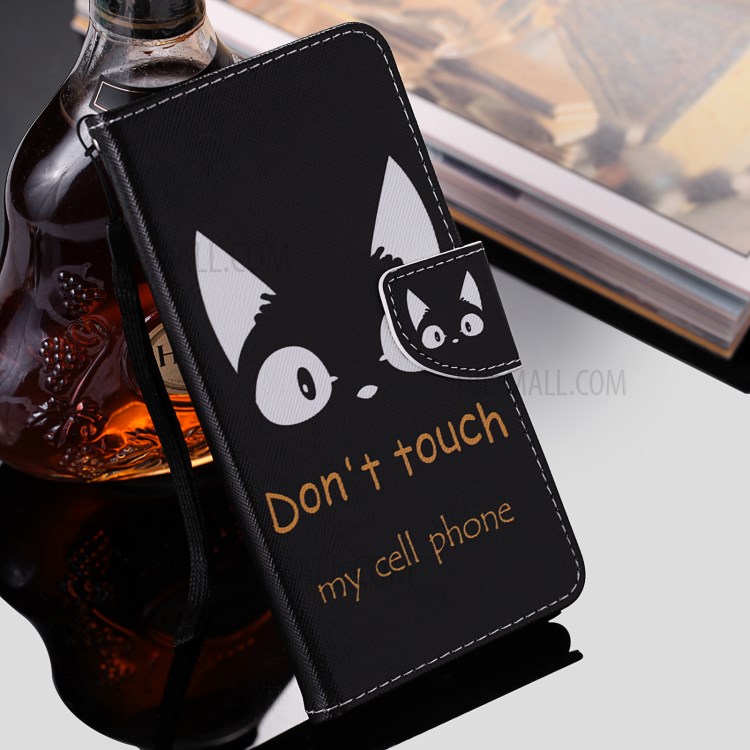 Patterned Wallet Stand Leather Case for iPhone 12 mini Shell - Cartoon Owl-12