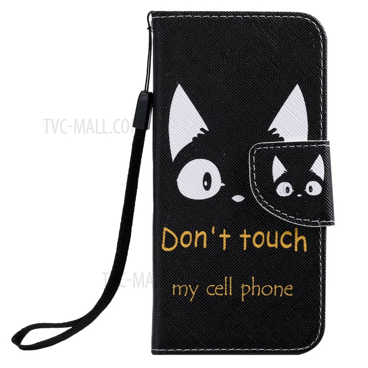 Patterned Wallet Stand Leather Case for iPhone 12 mini Shell - Cartoon Owl-2