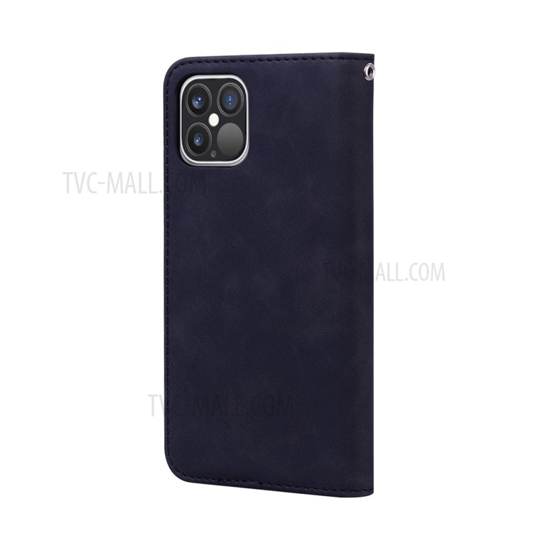 ENKAY ENK-PUC026 Business Style Auto -Absorbed Leather Phone Case with Card Holder and Stand for iPhone 12 Pro Max - Black-2