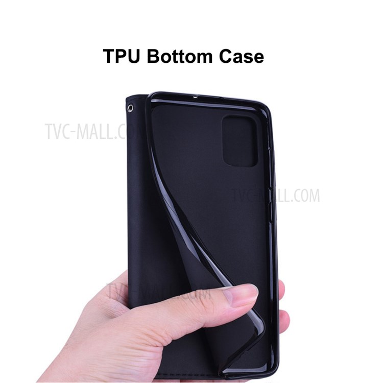 ENKAY ENK-PUC026 Business Style Auto -Absorbed Leather Phone Case with Card Holder and Stand for iPhone 12 Pro Max - Black-6