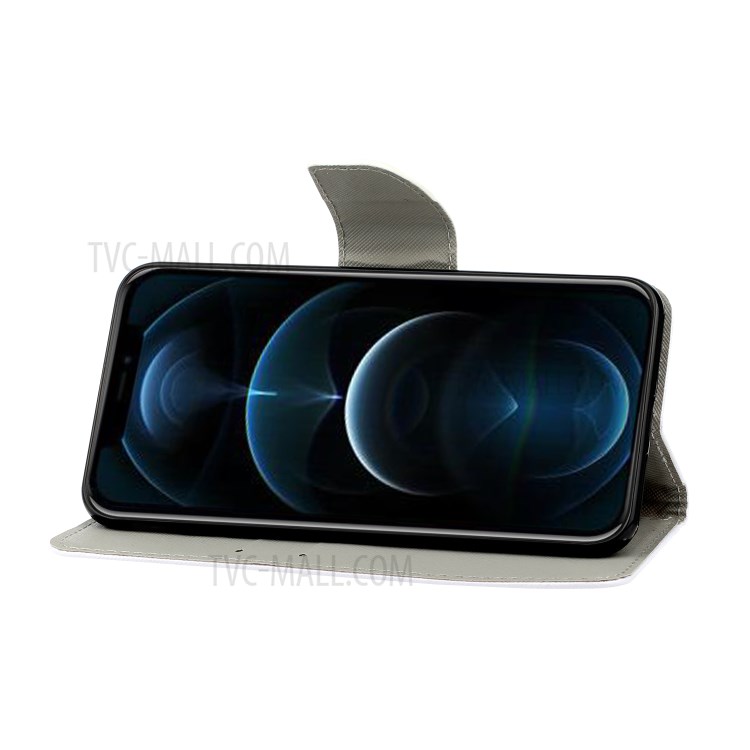 TPU + PU Leather Phone Cover Case with Pattern Printing for iPhone 12 Pro Max - Dreamcatcher-5