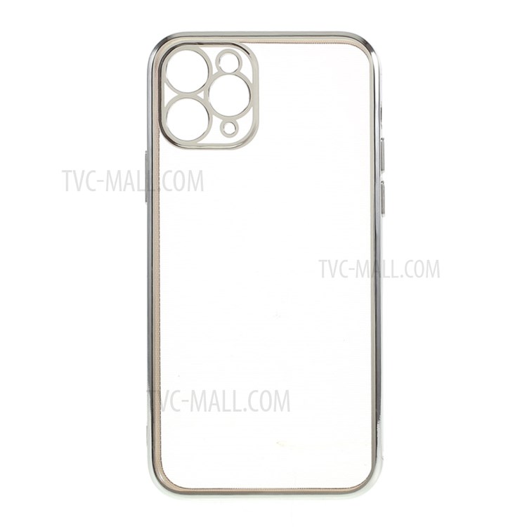 Wholesale Electroplating TPU Frame Clear Case for iPhone 12 Pro Max