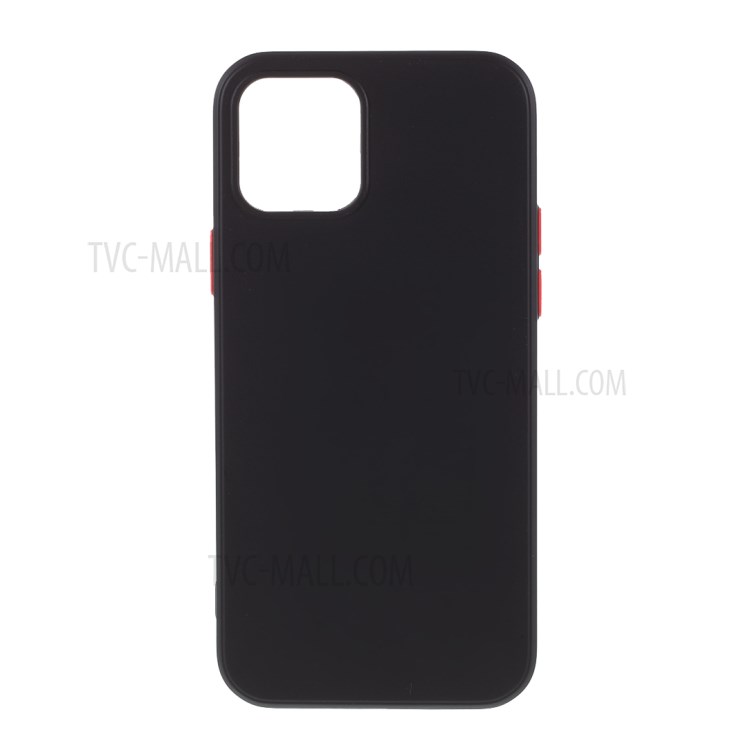 Soft TPU Phone Case Cover for iPhone 12 Pro / iPhone 12 - Black-1