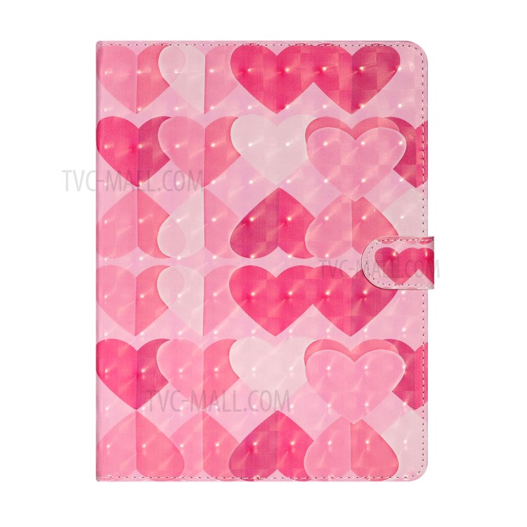 Pattern Printing Design PU Leather Tablet Stand Cover for iPad Pro 11-inch (2020) - Heart-2