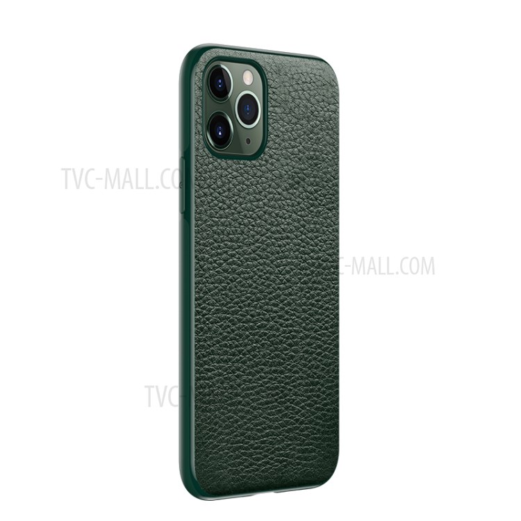 SULADA Classic Series PU Leather+TPU Phone Case for iPhone 12 Pro Max - Green-1