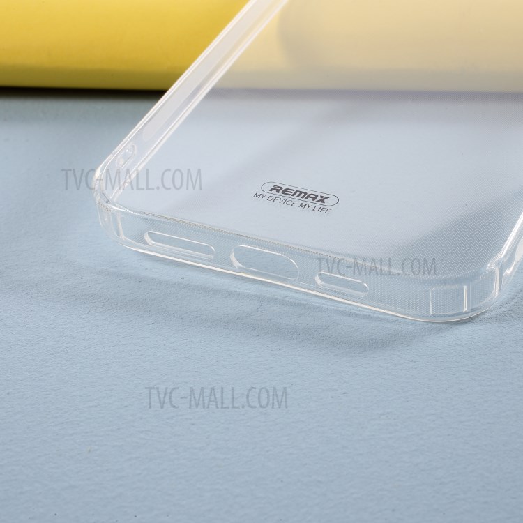 REMAX Clear TPU Cover Mobile Phone Casing for iPhone 12 Pro Max - Black-4