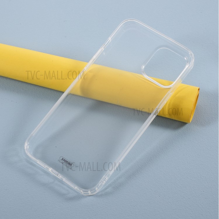 REMAX Clear TPU Cover Mobile Phone Casing for iPhone 12 Pro Max - Black-5