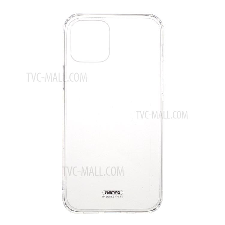 REMAX Clear Soft TPU Phone Case for iPhone 12 / 12 Pro - Black-1