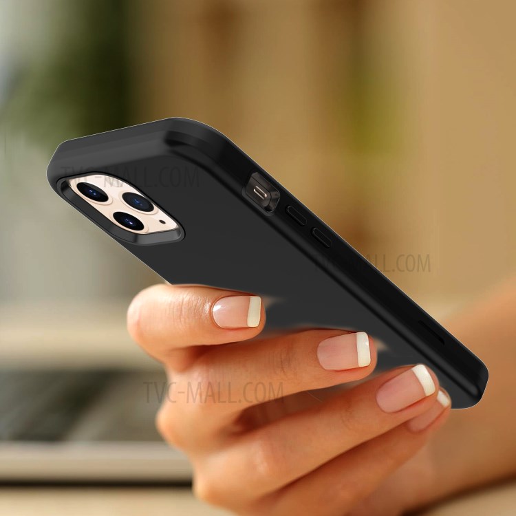 Thickened Shockproof Detachable PC + TPU Phone Casing for iPhone 12 Pro Max - Black-2