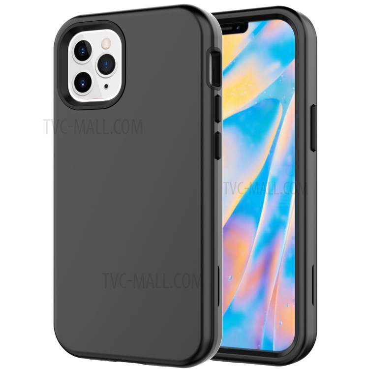 Thickened Shockproof Detachable PC + TPU Phone Casing for iPhone 12 Mini - Black-1