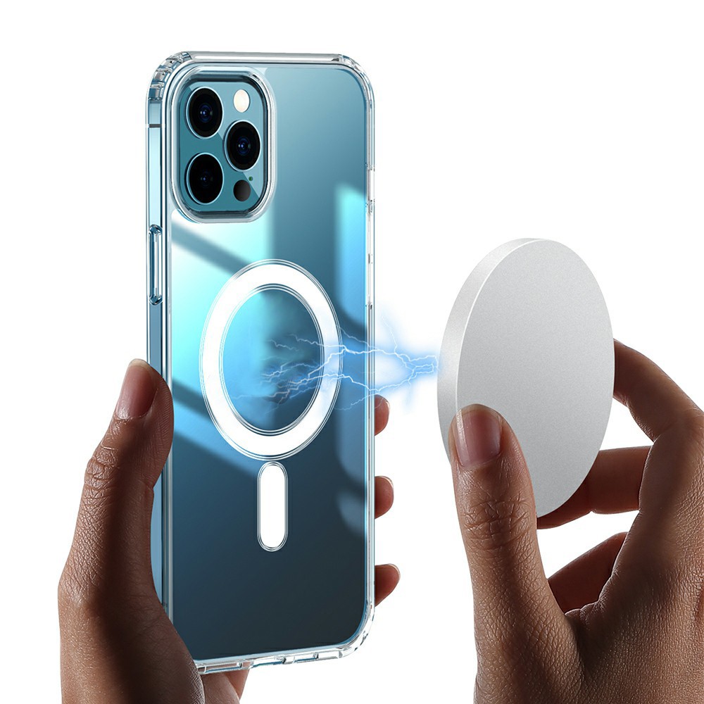 Shockproof Crystal Clear Style PC + TPU Case for iPhone 12 Pro Max-4