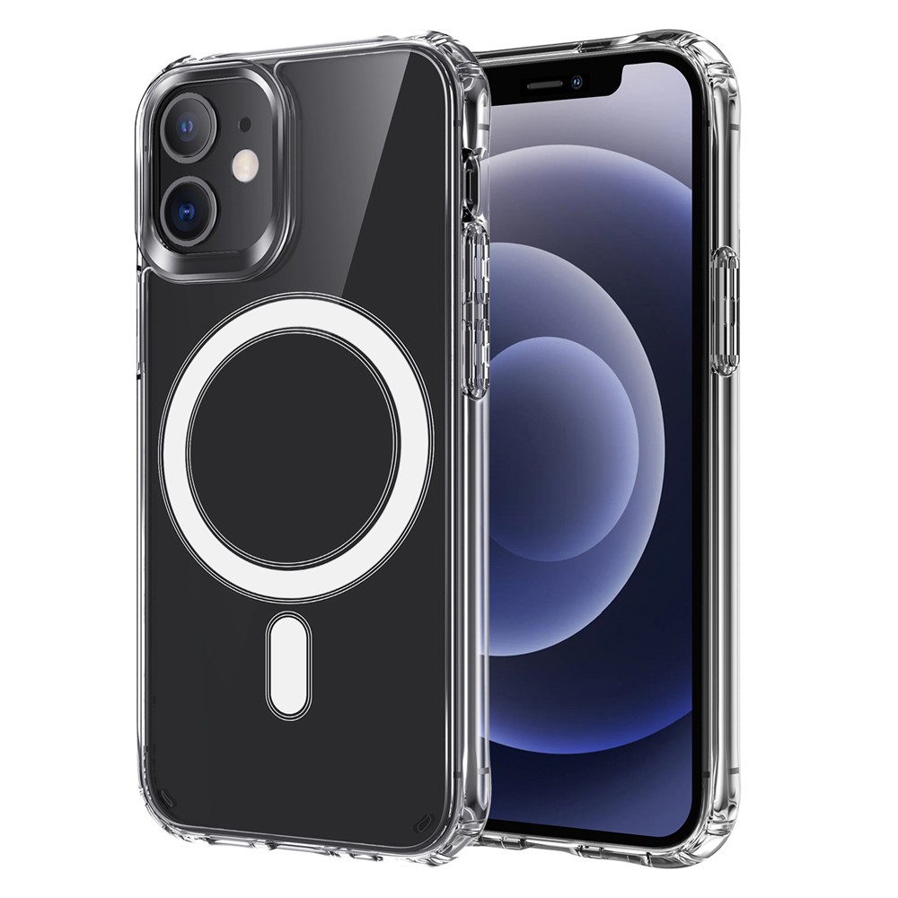 Antichocs Style Clair Acrylique + Étui TPU Pour IPhone 12 Mini-couverture-1
