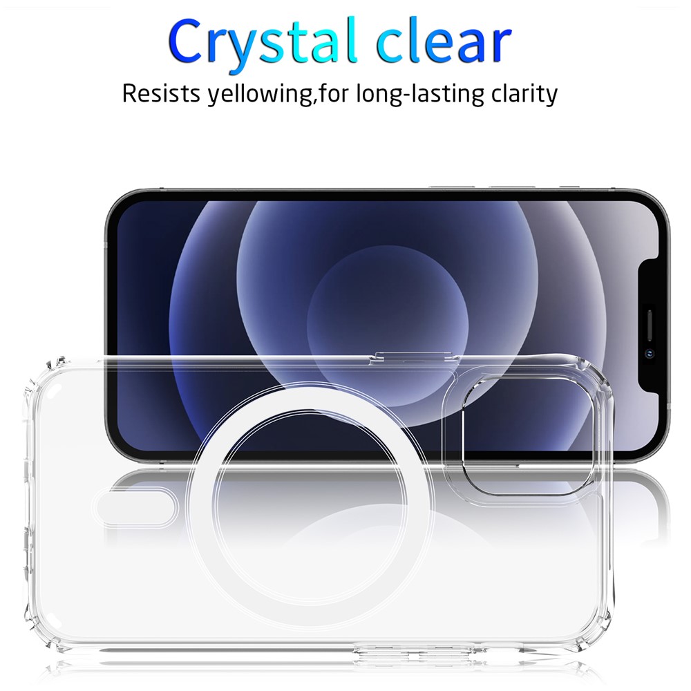 Antichocs Style Clair Acrylique + Étui TPU Pour IPhone 12 Mini-couverture-2