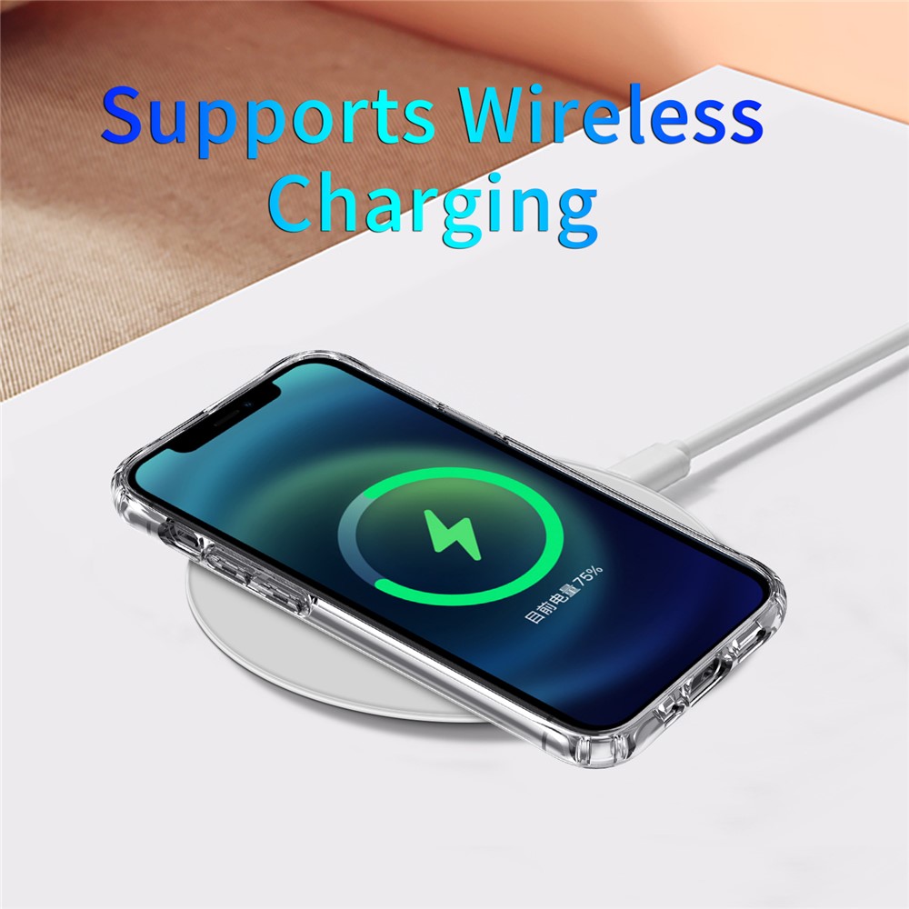 Antichocs Style Clair Acrylique + Étui TPU Pour IPhone 12 Mini-couverture-4