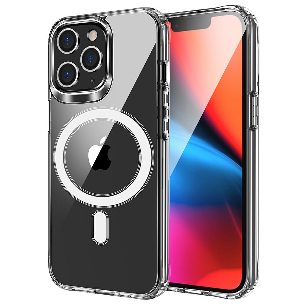 Clear Style Acrylic + TPU Shell for iPhone 12 Pro Max Shockproof Cover-1