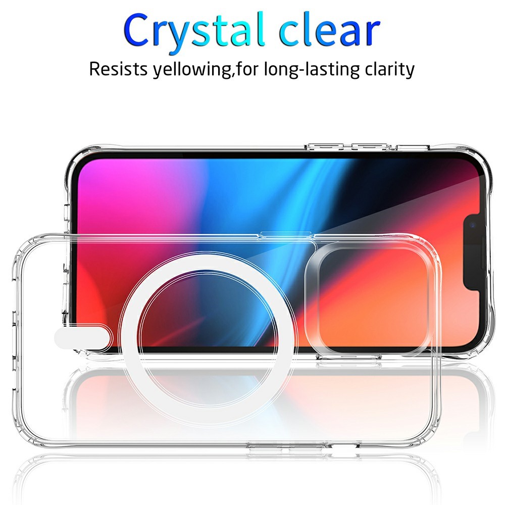 Clear Style Acrylic + TPU Shell for iPhone 12 Pro Max Shockproof Cover-2