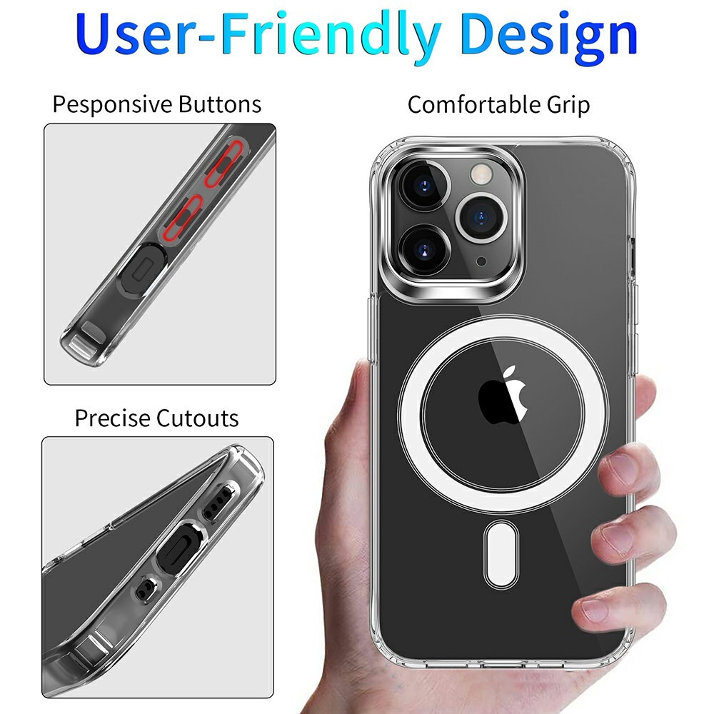 Clear Style Acrylic + TPU Shell for iPhone 12 Pro Max Shockproof Cover-3