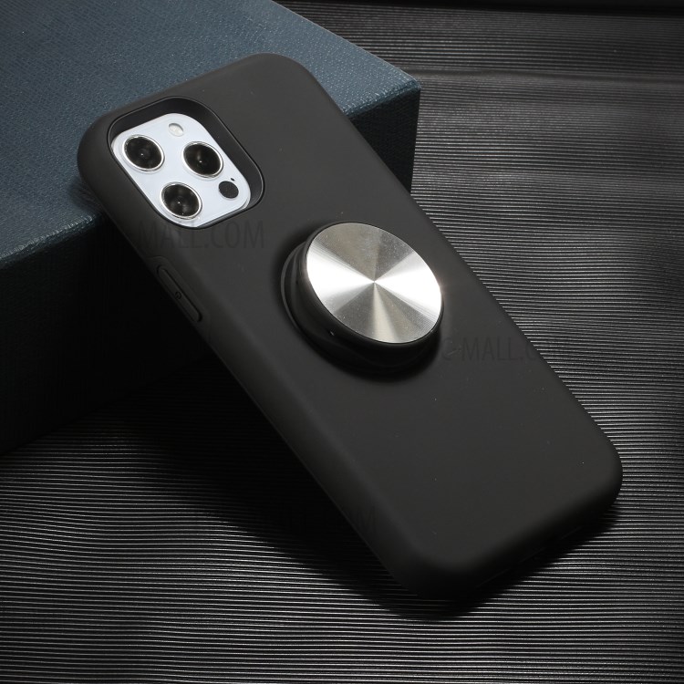 PC + TPU Cell Phone Case with Kickstand for iPhone 11 Pro Max - Black-5