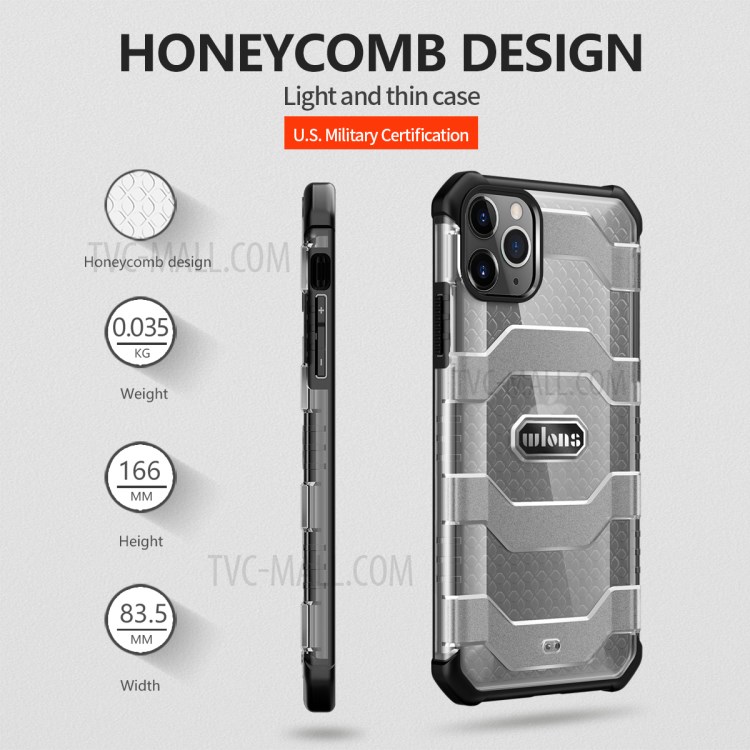 Explorer Series Non-slip Hard PC + TPU Protector Hybrid Shell for iPhone 12 Pro Max - Black-9