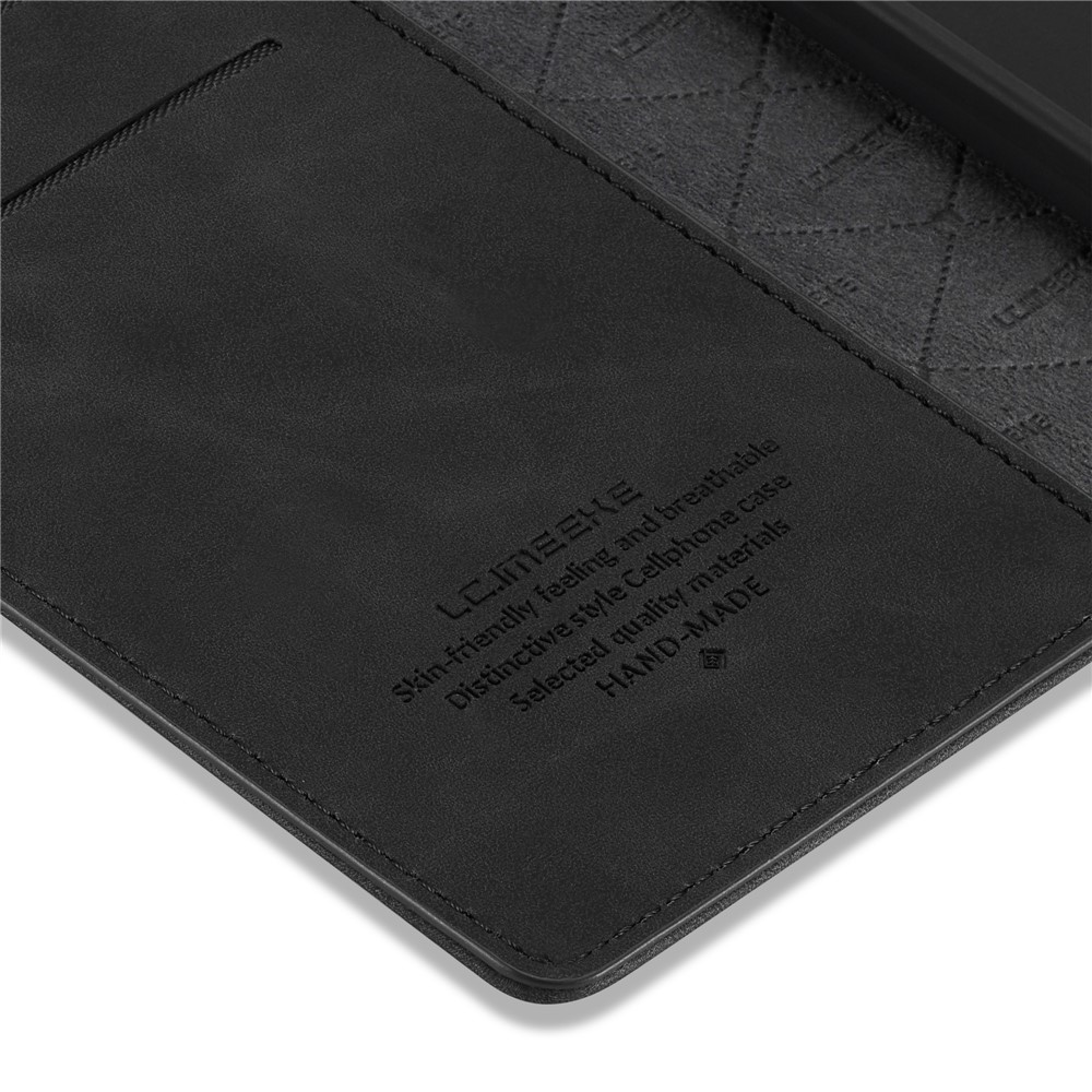 LC. IMEEKE Starke Magnetische Ledergeldbörse Stand Telefon Schutzhülle Für Iphone X / XS - Schwarz-16