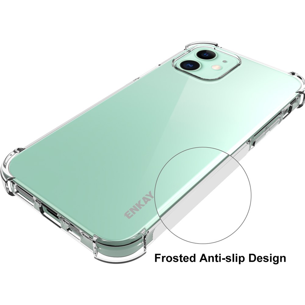 ENKAY ENK-PC049 Shockproof Clear TPU Case for iPhone 12 Mini-4