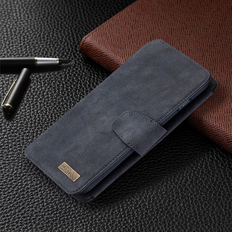 Detachable 2 in 1 Matte Leather Cell Phone Cover Case with Wallet and Stand for iPhone 6 Plus/6s Plus - Black-2
