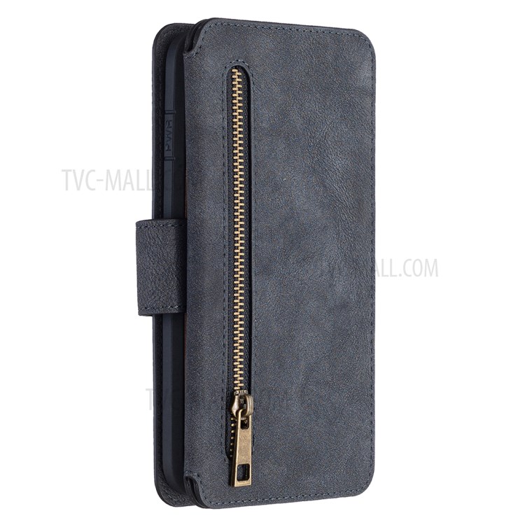 Detachable 2 in 1 Matte Leather Cell Phone Cover Case with Wallet and Stand for iPhone 6 Plus/6s Plus - Black-8