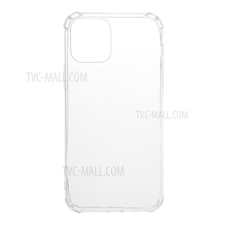Drop-resistant Clear TPU Case for iPhone 12/12 Pro Phone Shell-1