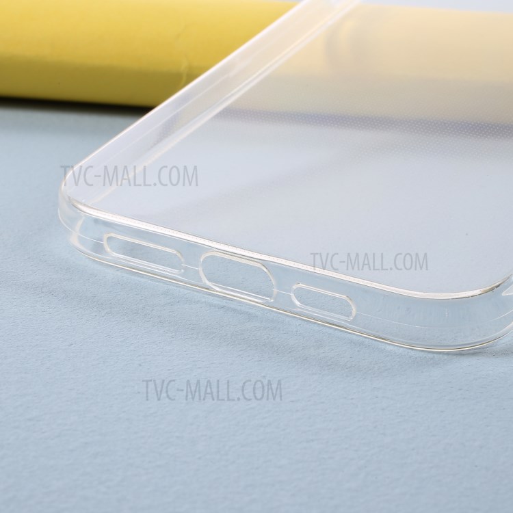 For iPhone 12/12 Pro Crystal Clear TPU Cell Phone Case-4
