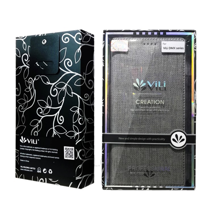 VILI DMX Cross Texture Plain Card Holder Leather Phone Cover Case for iPhone 12 mini - Black-14