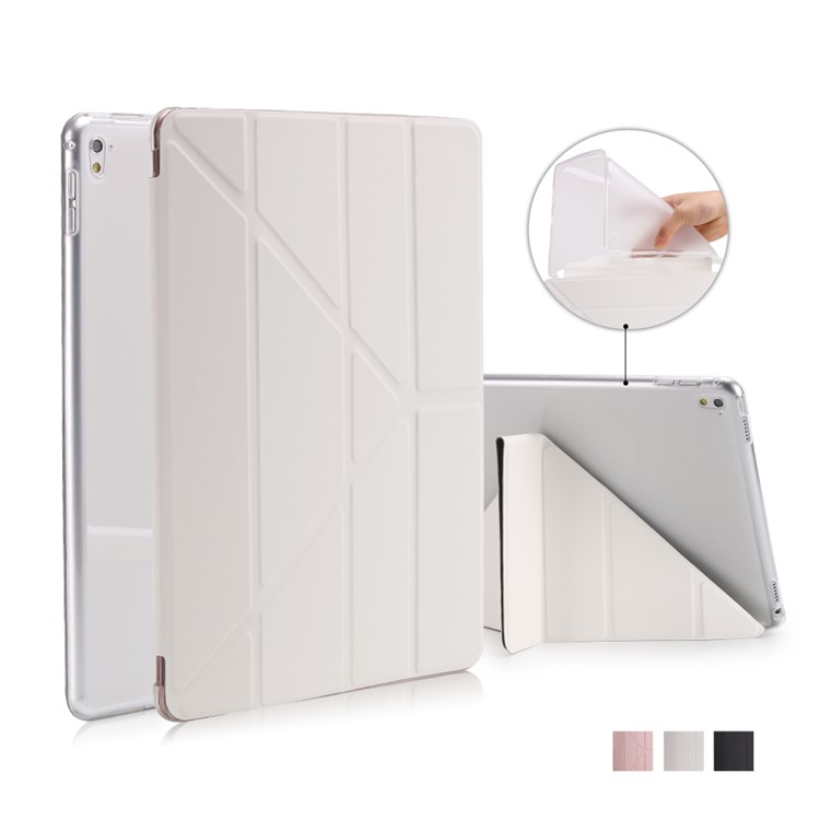 

Origami Stand Leather Smart Cover for iPad Pro 9.7 inch - White, iPad Pro 9.7 inch (2016)