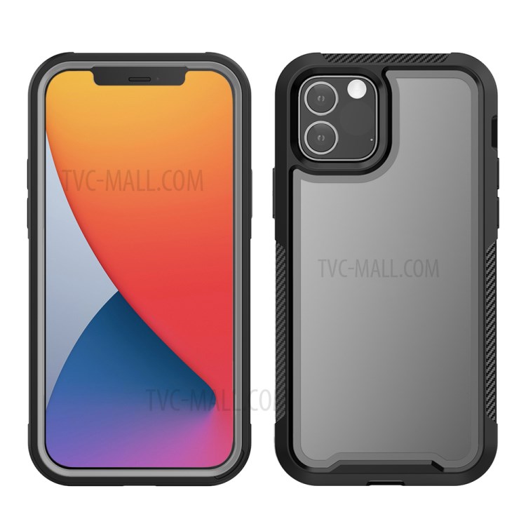 Thicken Non-slip Frame Combo Case for iPhone 12 Pro / iPhone 12 - Grey-2