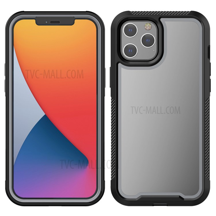 Thicken Non-slip Frame Combo Case for iPhone 12 Pro Max - Grey-2
