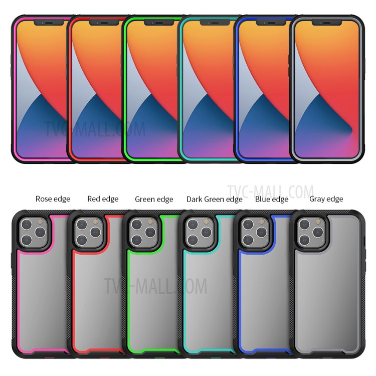 Thicken Non-slip Frame Combo Case for iPhone 12 Pro Max - Grey-8