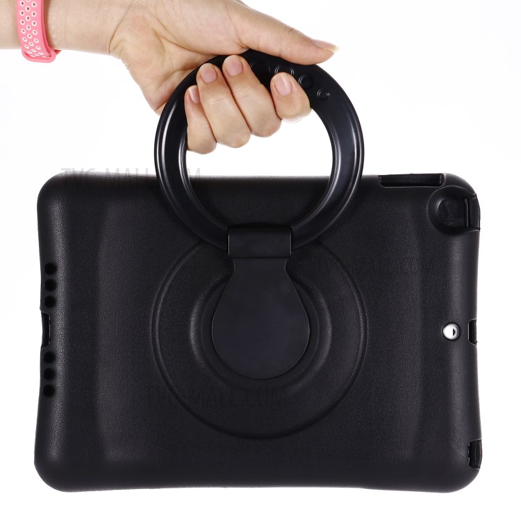 Ring Holder Kickstand EVA Shockproof Cover for iPad 10.2 (2020) Case - Black-9